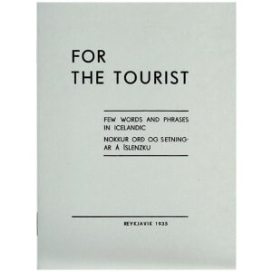 For the tourist - Orðabók frá 1935