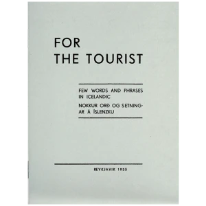 For the tourist - Orðabók frá 1935
