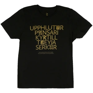 Stuttermabolur, með gömlum orðum yfir klæði