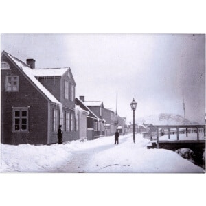 Segull. Lækjargata að vetri 1883