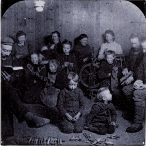 Segull. Vetrarkvöld