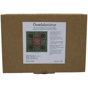 Útsaumur - Öræfahnútur 13x13 cm.