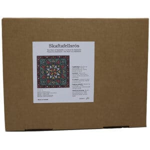 Útsaumur - Skaftafellsrós 23x23 cm.