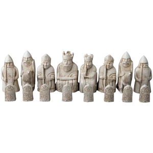 Hinir heimsfrægu Lewis taflmenn - stakir