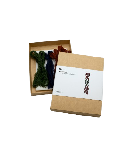 Flétta útsaumssett