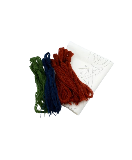 Útsaumur - Refilsaumur, flétta af Draflastaðaklæðinu - Image 4