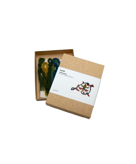 Útsaumur - Refilsaumur þistill úr Maríuklæði - Image 3