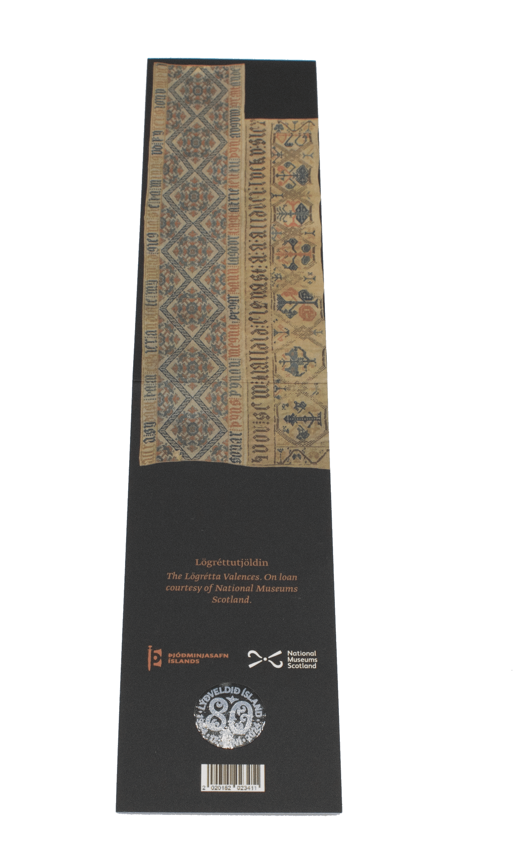 Segul bókamerki með lögréttutjöldunum